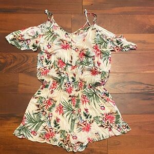 Kori Tropical Floral Romper